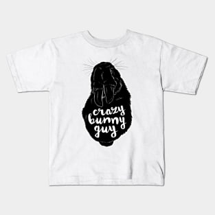 Crazy Bunny Guy Kids T-Shirt